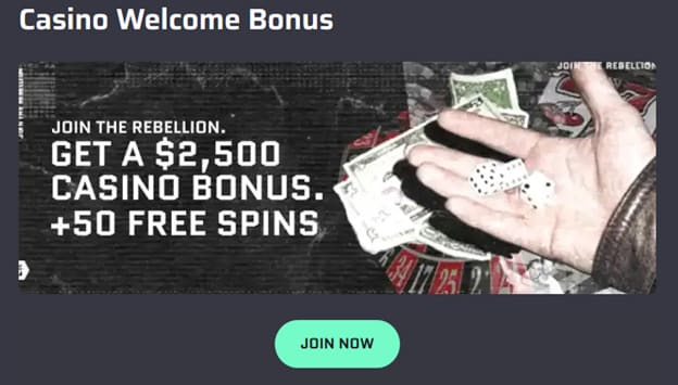 Lucky Rebel welcome bonus